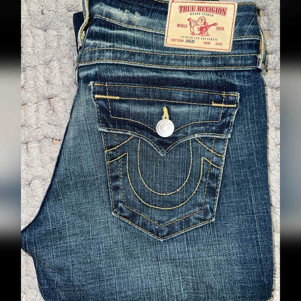 True Religion Julie Women's Dark Blue Skinny Jeans